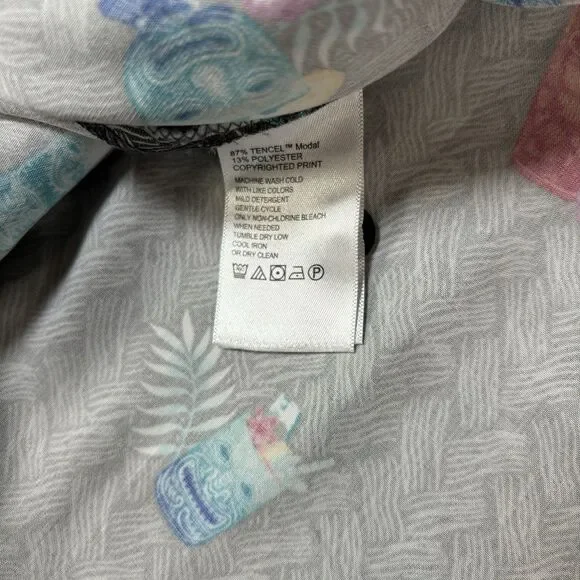 Tommy Bahama Islandzone Coconut Point Tiki Cocktails Camp Shirt Sz 3XL Vacation - Picture 10 of 14